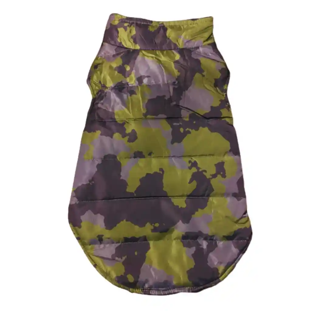 Parka Camuflaje Sin Mangas Para Perros (talla Xl)