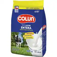 Leche Entera Colun Instantanea En Polvo 900grs