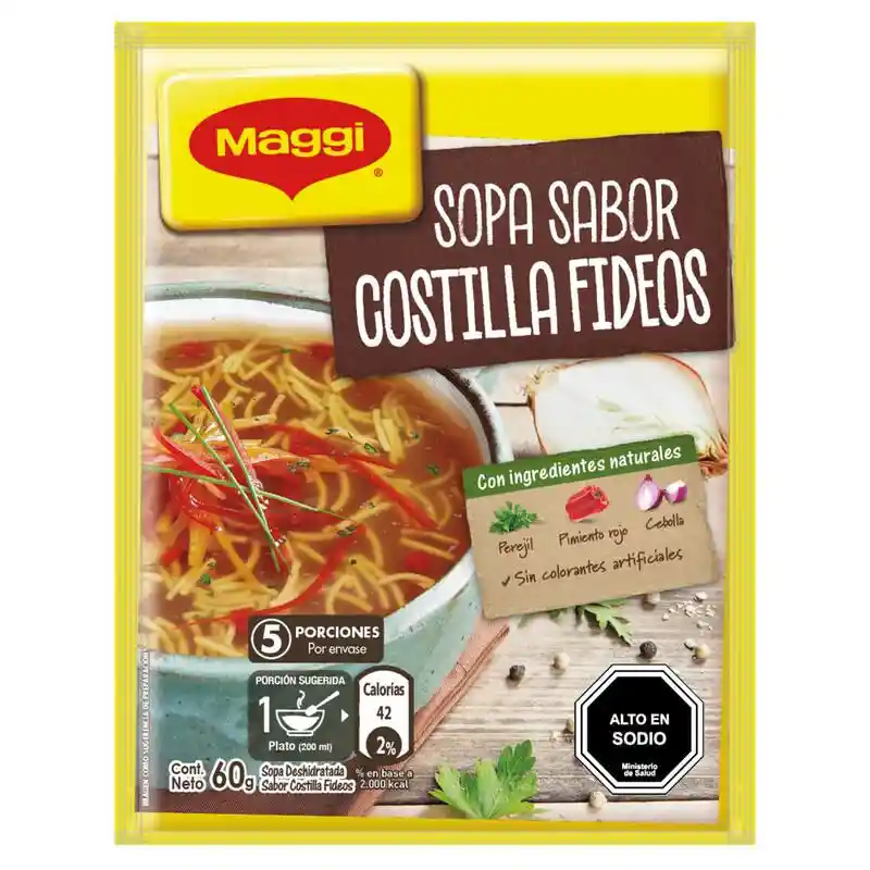 Sopa Costilla Fideos Maggi 60 Grs