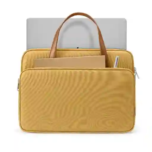 Bolso Premium H21 Para 14'' Macbook Pro- Amarillo