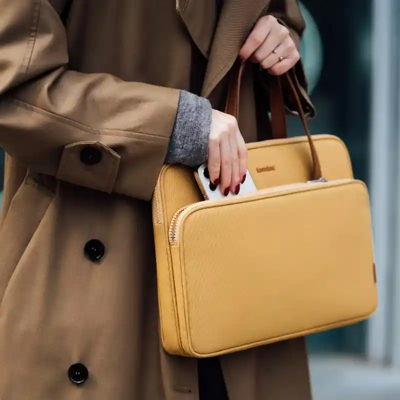 Bolso Premium H21 Para 14'' Macbook Pro- Amarillo