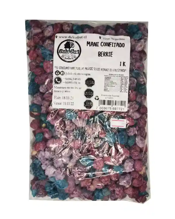 Maní Confitado Berries 1 Kilo