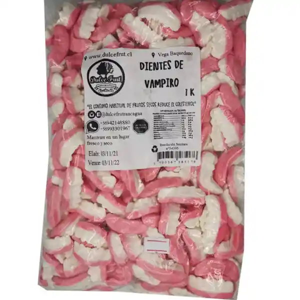 Dientes De Vampiro 500 Gr