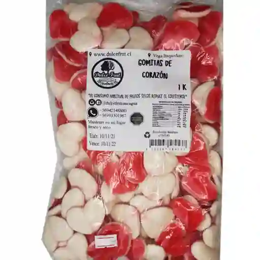 Corazón De Gomita 500 Gr