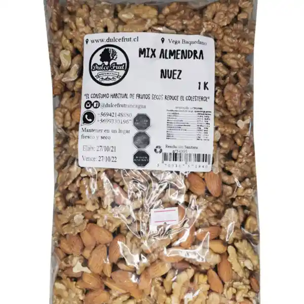 Mix Almendra Y Nuez 1 Kilo