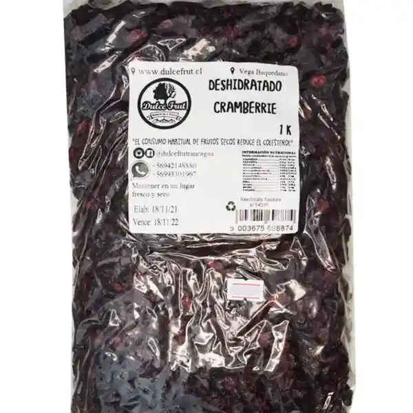 Arándano Cranberries 500 Gr