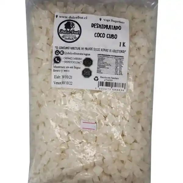 Coco En Cubos 250 Gr