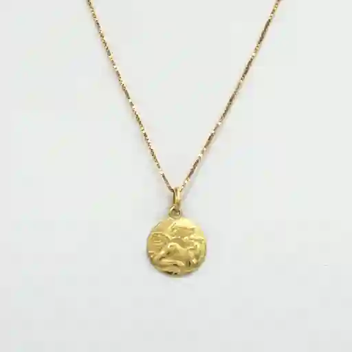 Conjunto Medalla Angel Oro 18k - Cadena 45cm