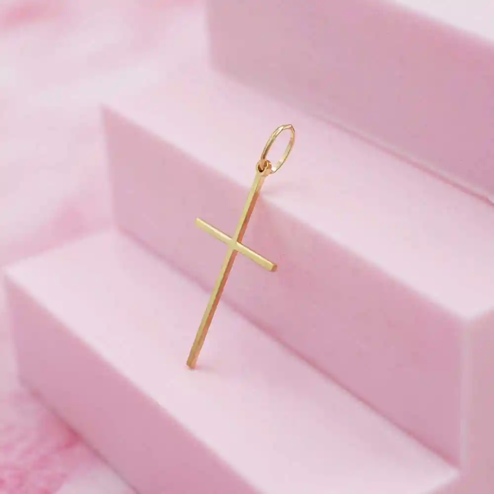 Colgante Cruz Oro 18k