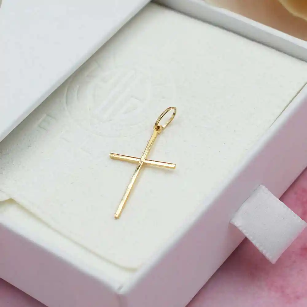 Colgante Cruz Oro 18k