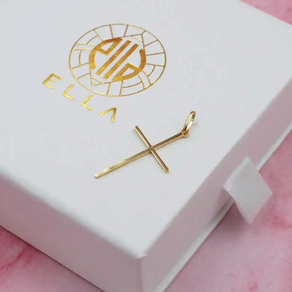 Colgante Cruz Oro 18k