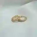 Aro Argolla Eclipse Oro 18k