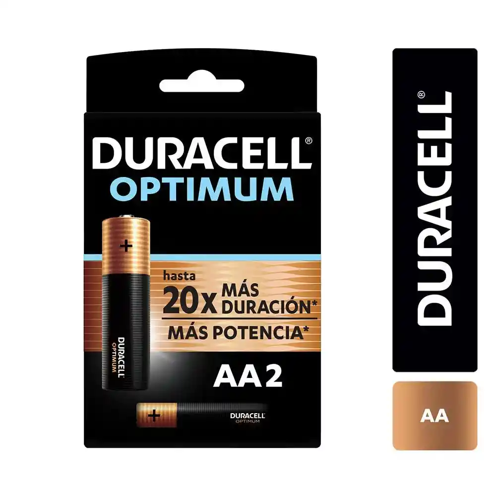 Pack Pilas Aa - 2u Optimum