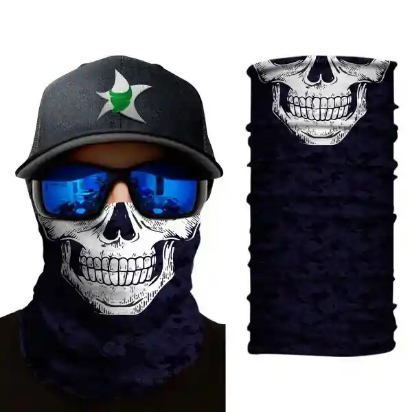 Bandana, Camu-skull Azul