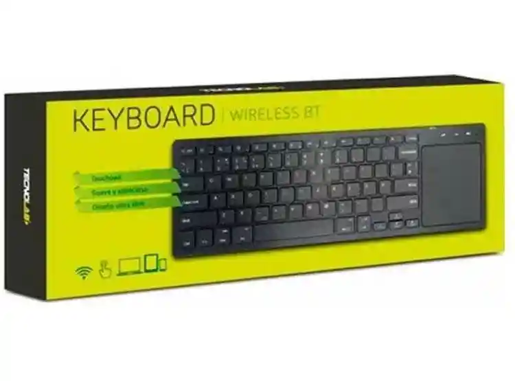 Teclado Touchpad Bluetooth Compacto Y Rápido