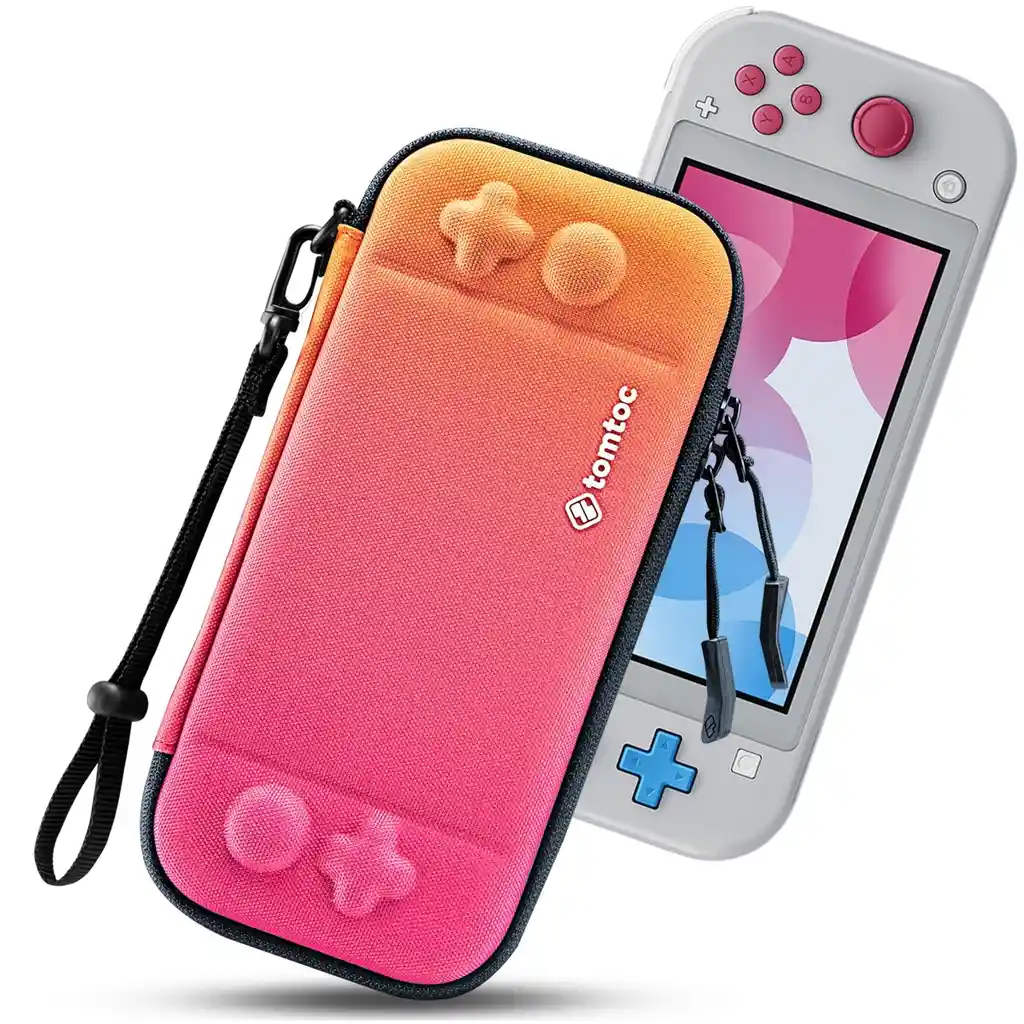 Estuche Para Switch Lite Sunset Ligero Orange