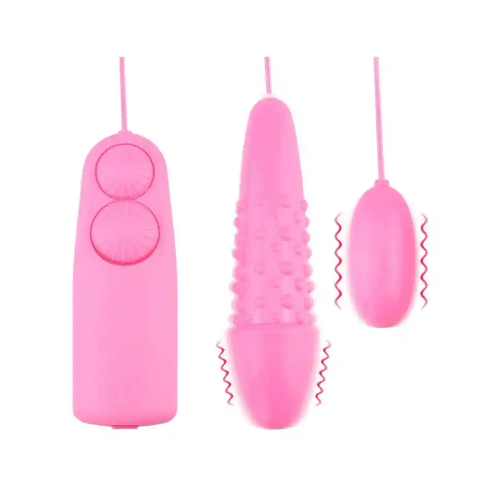 Vibrador Doble Rosa