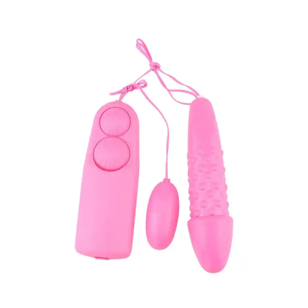 Vibrador Doble Rosa