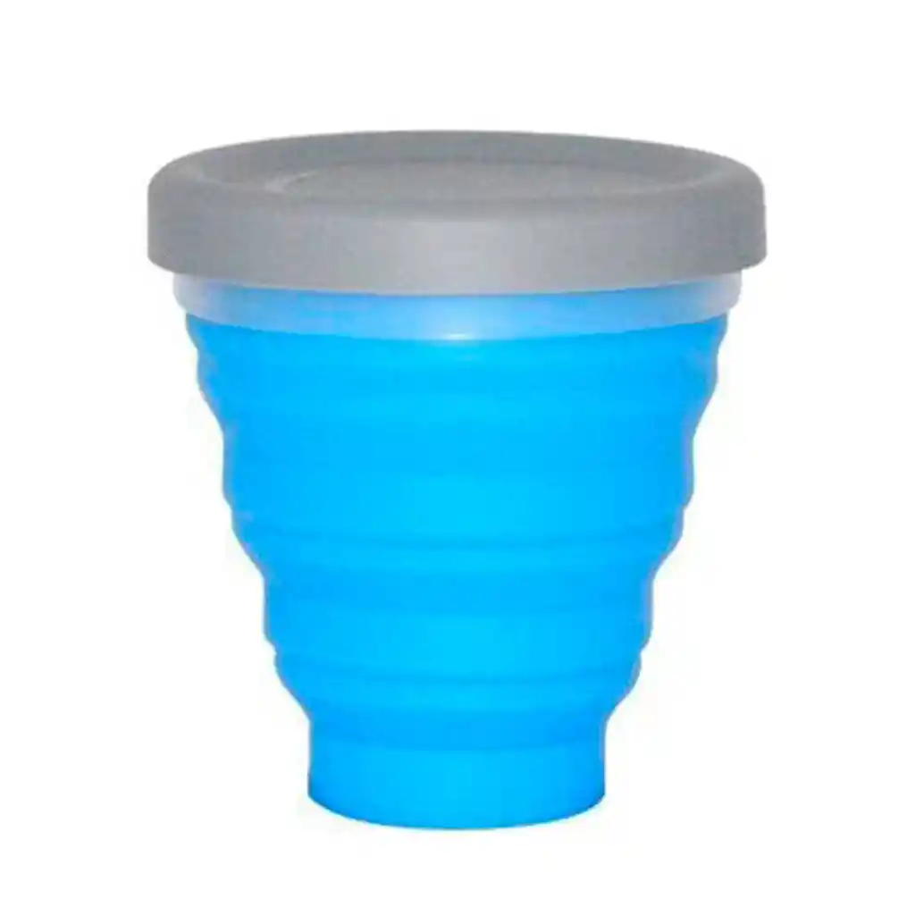 Vaso Plegable Azul 200ml