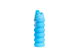 Botella Plegable Azul 500ml