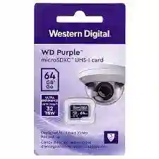  Tarjeta Microsd western digital Wd Purple Sc Qd101 64Gb 