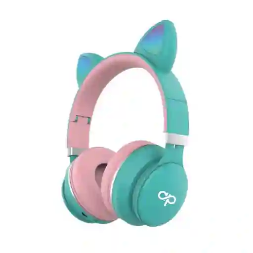 Audifono Orejita Con Luz Cat Bluetooth Super Bass Estéreo Cat