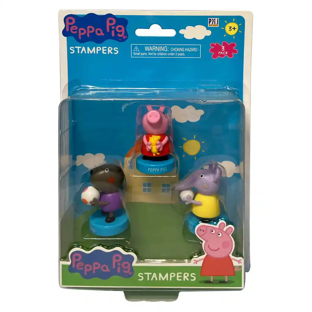 Timbres 3 Unidades Peppa Pig