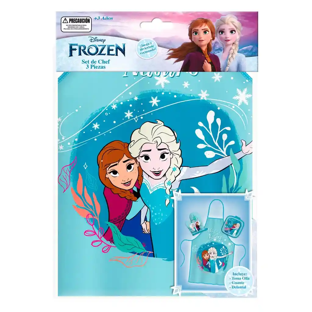 Set De Chef 3 Piezas Frozen Disney Pronobel