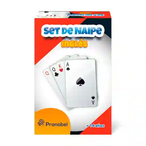 Juego De Salon Naipe Ingles En Doble Blister Nobel Gift