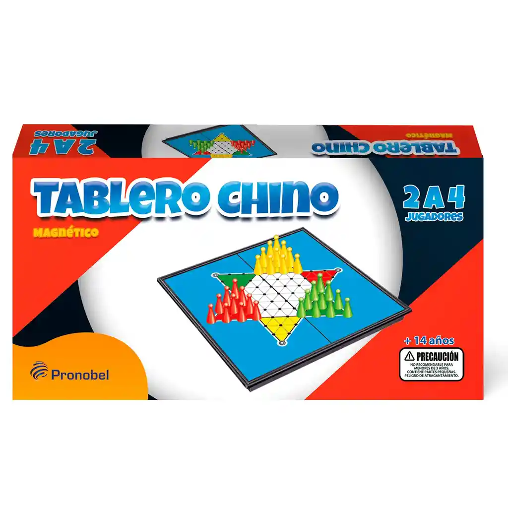 Juego De Salon Tablero Chino Magnetico 25x25cm Nobel Gift