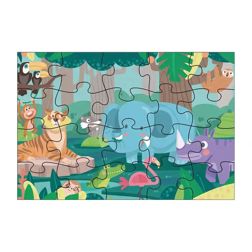 Set 4 Puzzles En1 Preescolar Deluxe Nobel Gift