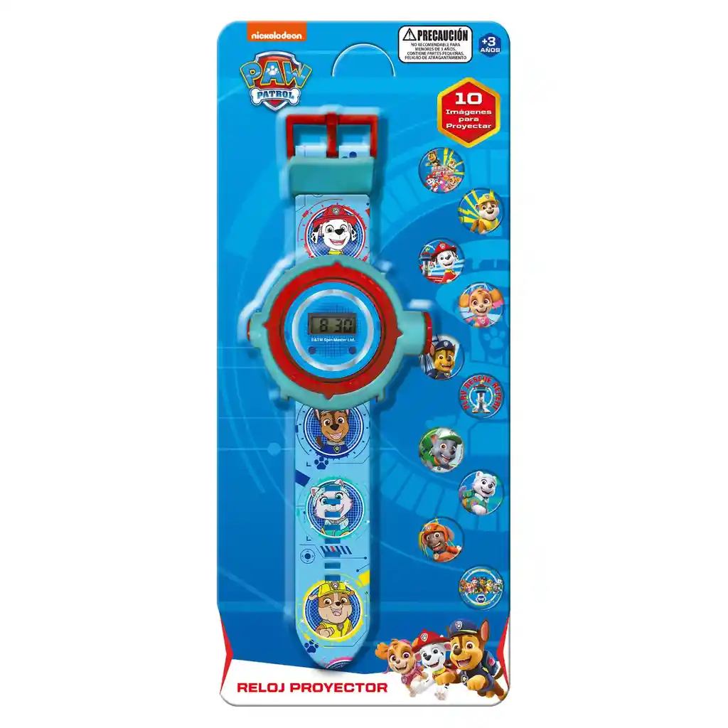 Reloj Proyector Paw Patrol