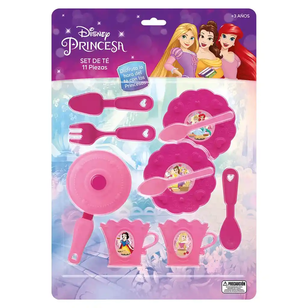 Set De Te 11 Piezas En Bliseter Princesas Disney