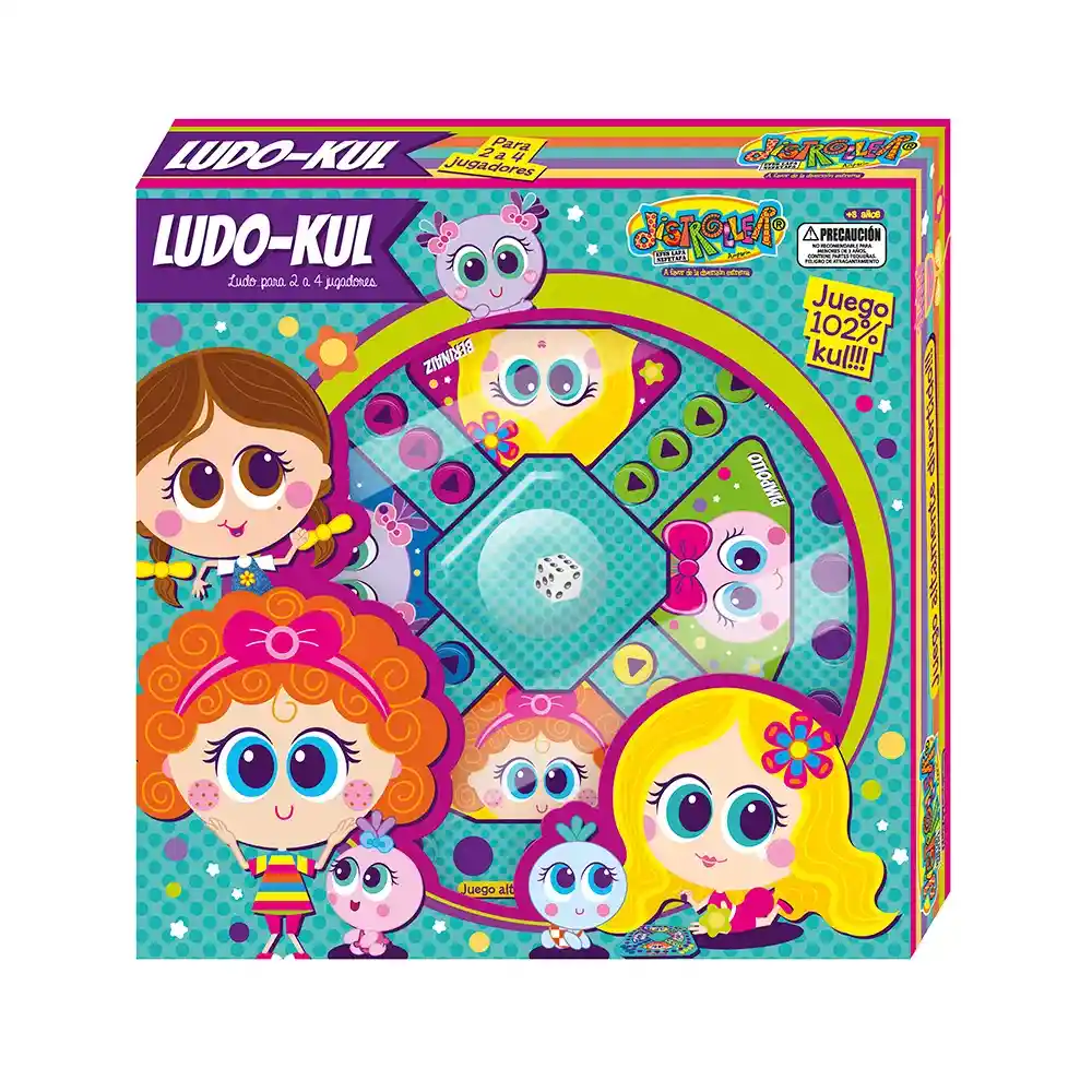 Juego De Salon Ludo Distroller Nobel Toys