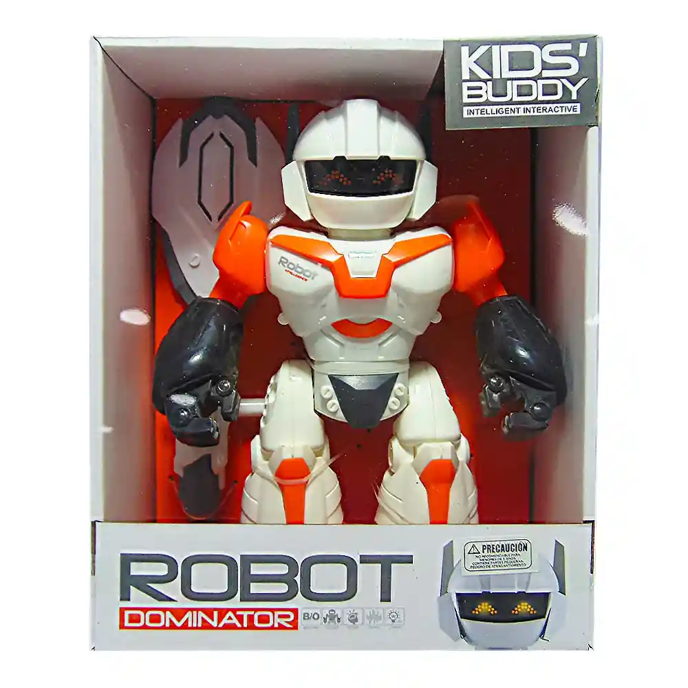 Robot Acción Con Bateria 25x21 Cms Nobel Toys