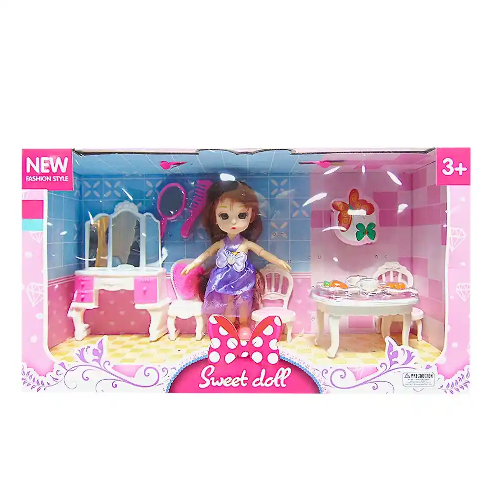 Mini Fashion Con Accesorios 37x20 Cms Nobel Toys