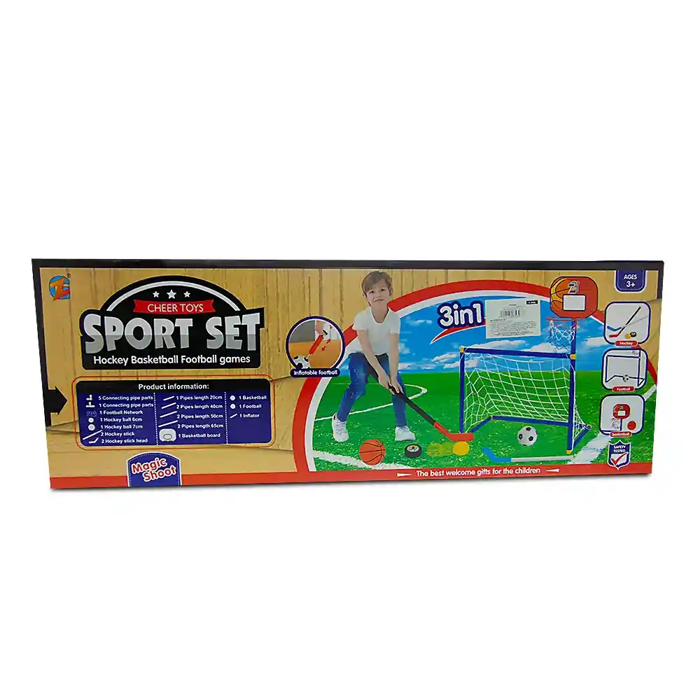 Set Multi Deportes 66x24 Cm Nobel Toys