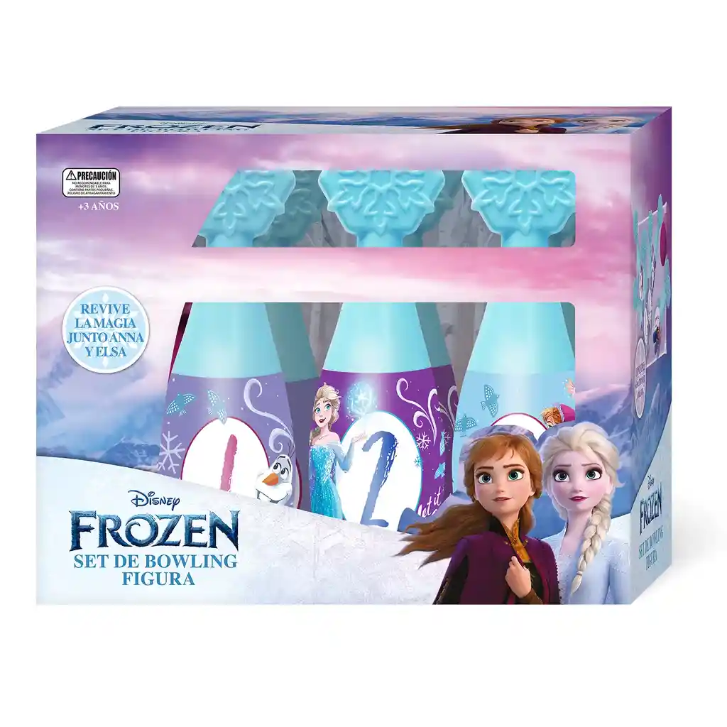 Set De Bowling Con Forma Frozen Disney