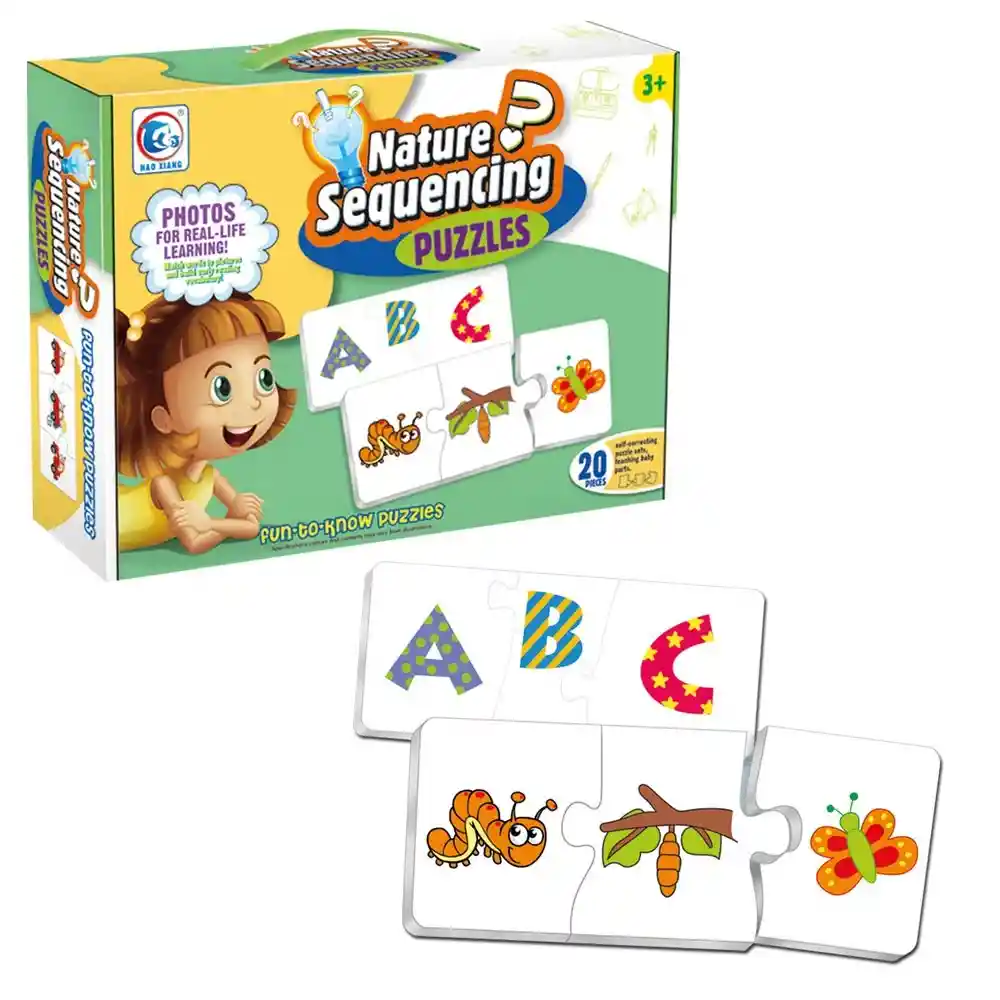 Juego Aprendizaje Secuencias 20 Pcs Nobel Toys