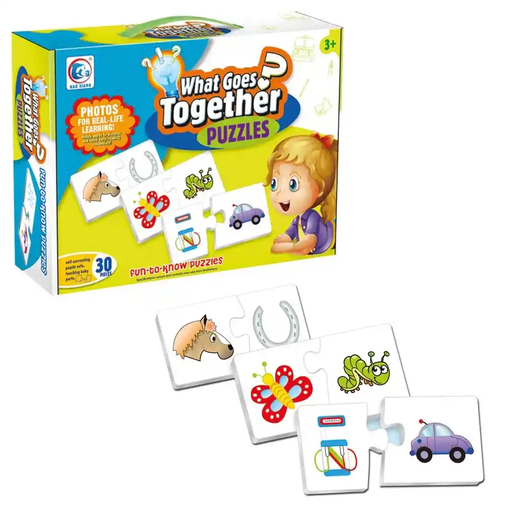 Juego Aprendizaje Asociaciones 30 Pcs Nobel Toys