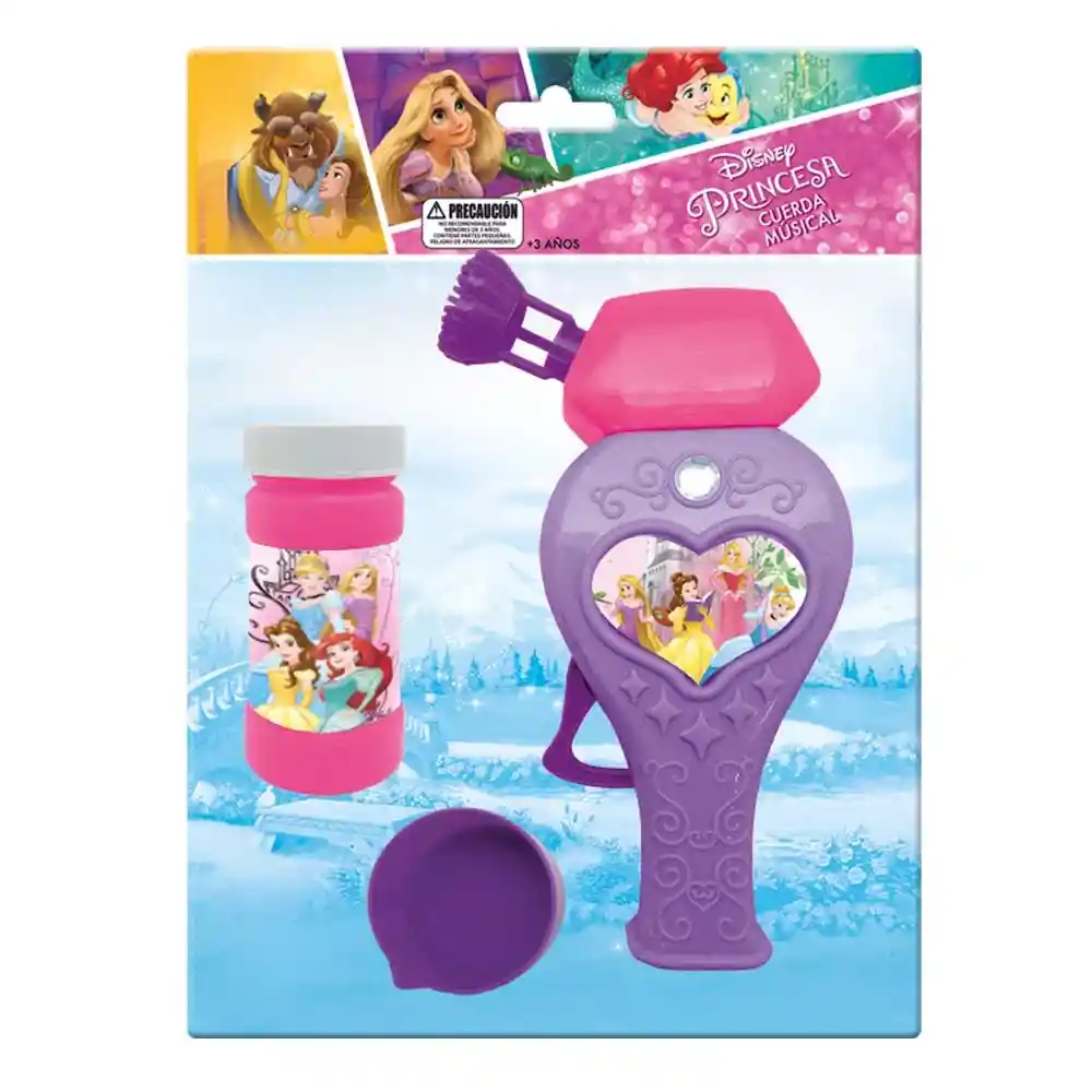 Lanza Burbujas Princesas Disney