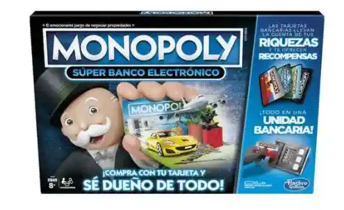 Juego De Mesa Monopoly Banco Electronico Hasbro