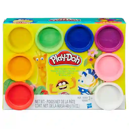   Play Doh  Masa Pack 8 Unidades Hasbro 