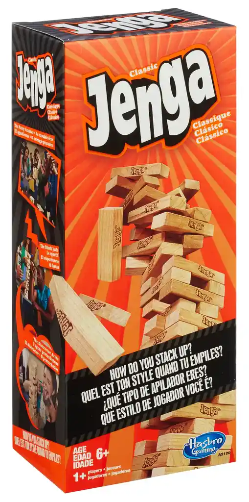 Juego De Mesa Tv Jenga Hasbro