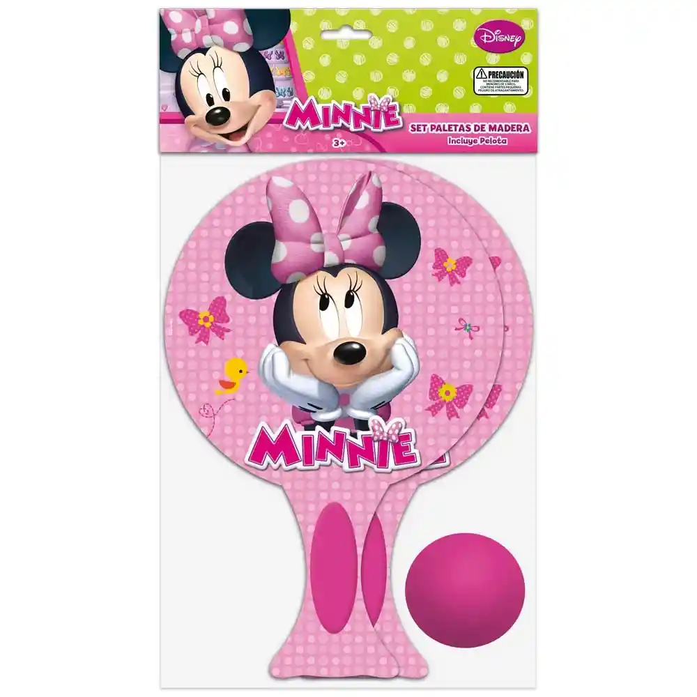 Set Deportivo Paleta De Madera Minnie Disney