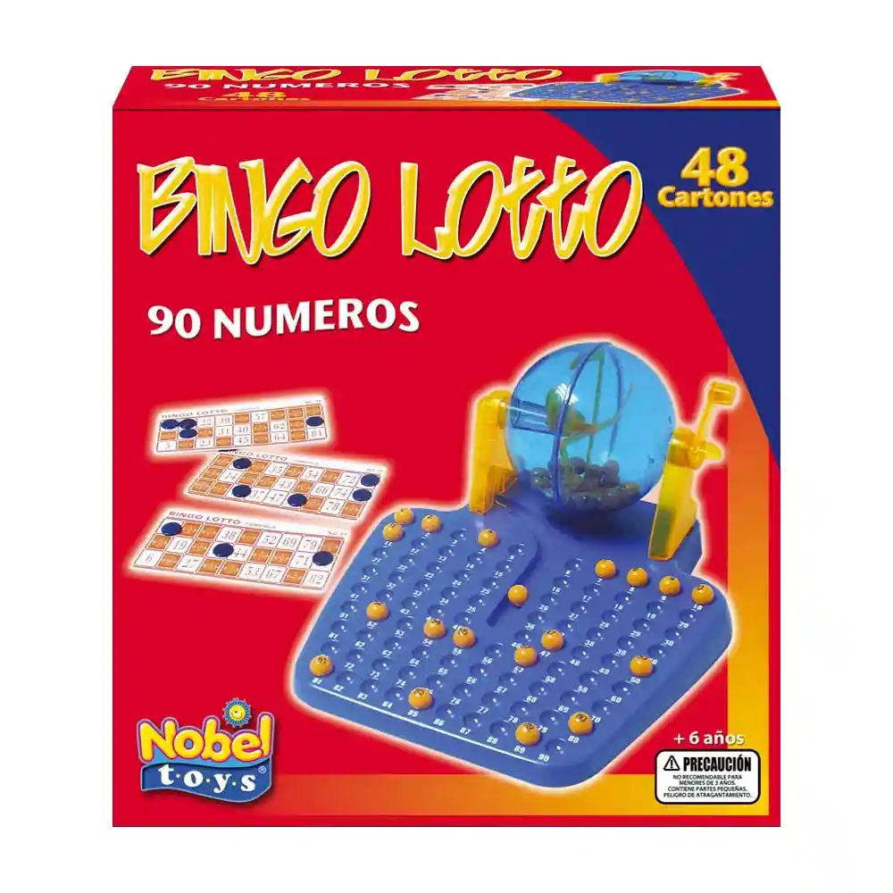 Juego De Salon Bingo Nobel Toys