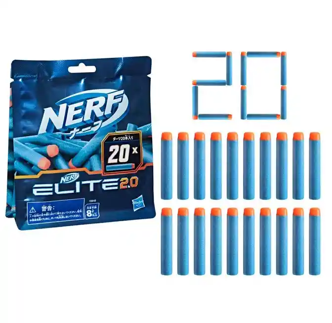 Elite 2.0 Pack 20 Dardos Nerf