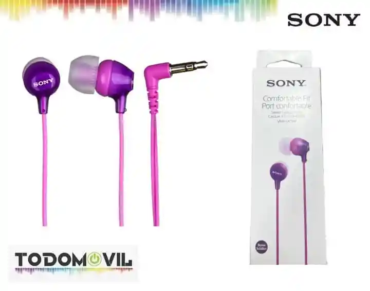 Audifonos Sony Ex15lp Purpura