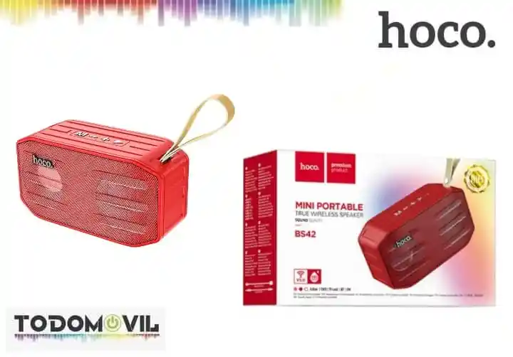 Parlante Hoco Bs42 Rojo