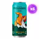 Six Pack Patagonia Hoppy Lager 470cc